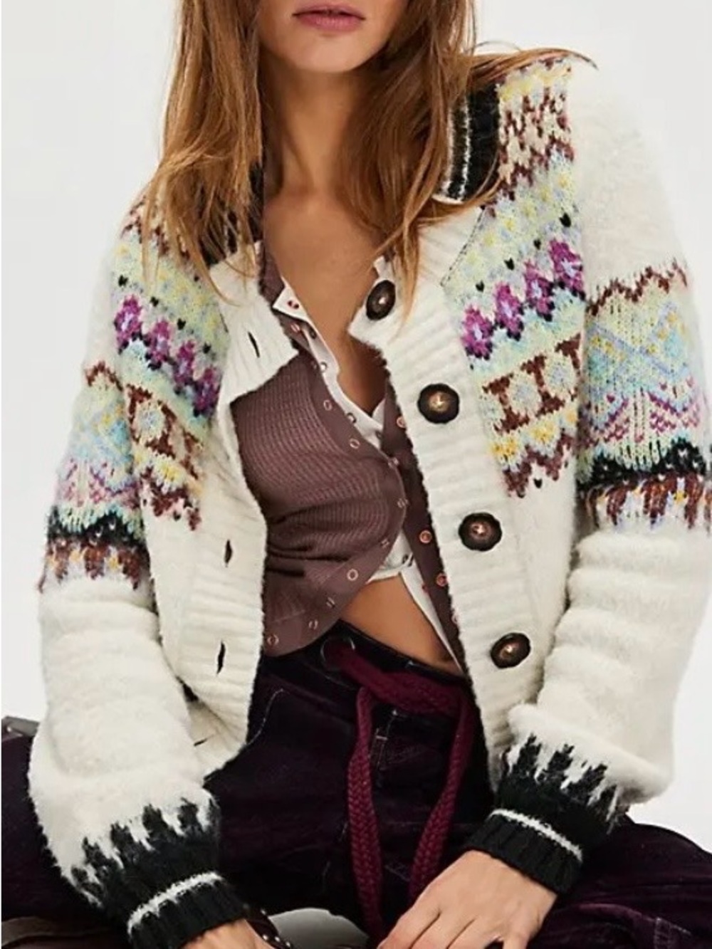 Free People Millie Cardigan S/P NWOT - Picture 2 of 6